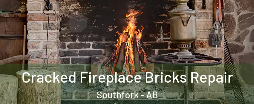  Cracked Fireplace Bricks Repair Southfork - AB