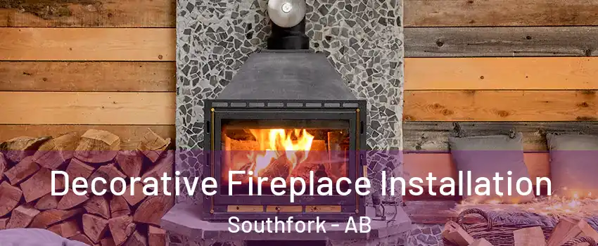  Decorative Fireplace Installation Southfork - AB