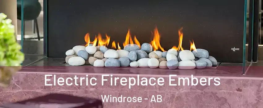  Electric Fireplace Embers Windrose - AB