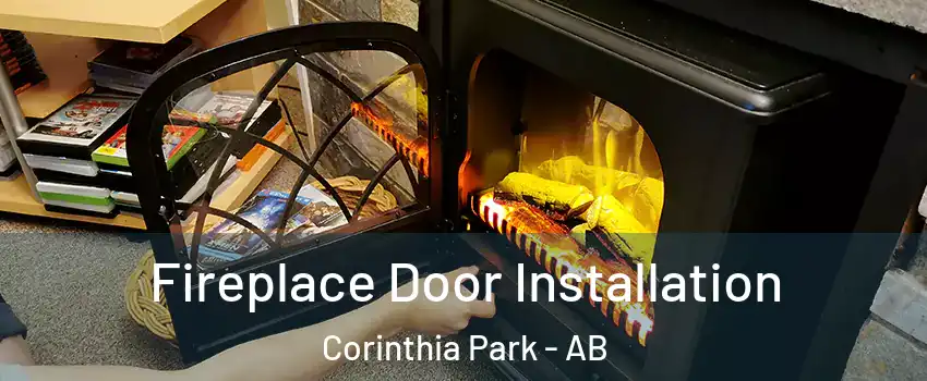  Fireplace Door Installation Corinthia Park - AB