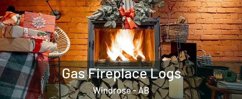 Gas Fireplace Logs Windrose - AB