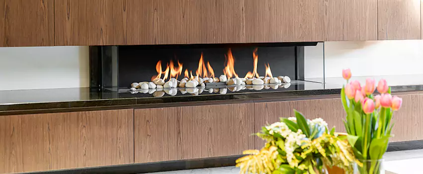 Outdoor Modern Fireplace Renovation Services in Leduc, AB
