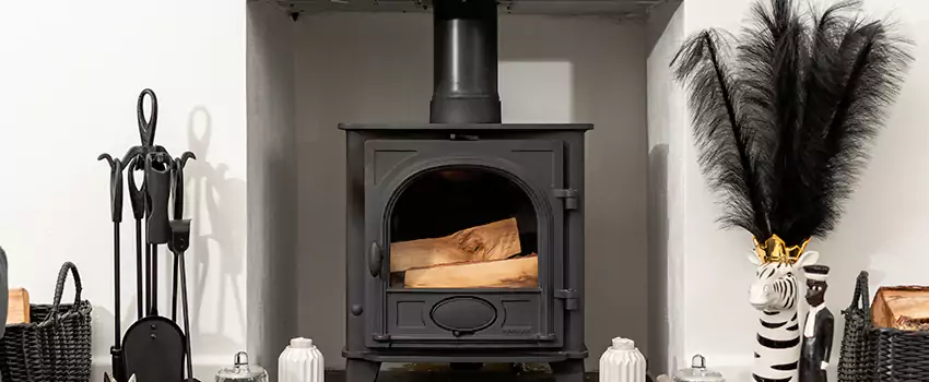 Thelin Hearth Products Providence Pellet Insert Fireplace Installation in Leduc, AB