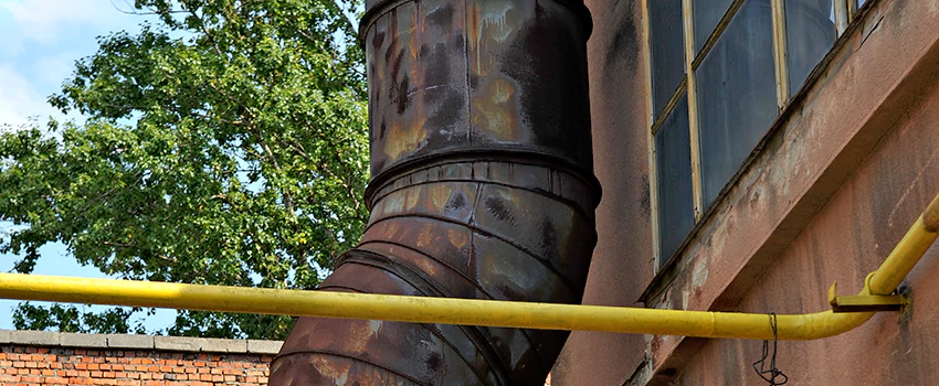 Lightning Protection Installation System for Industrial Chimneys in Leduc, Alberta