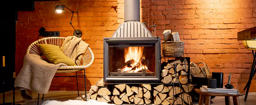 Pellet Stove Chimney Pipe Brackets Installation in Leduc, AB