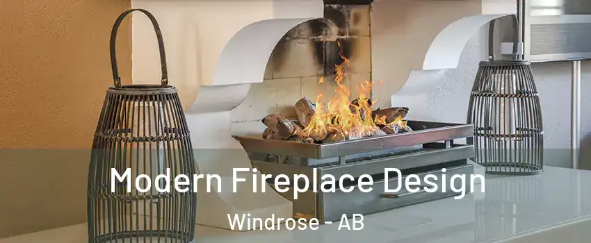  Modern Fireplace Design Windrose - AB