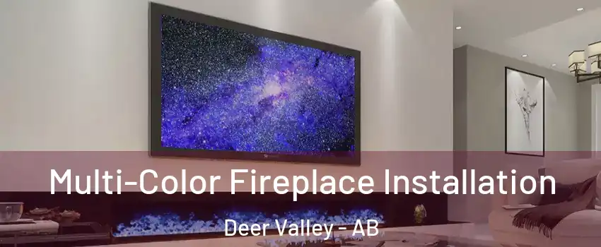  Multi-Color Fireplace Installation Deer Valley - AB