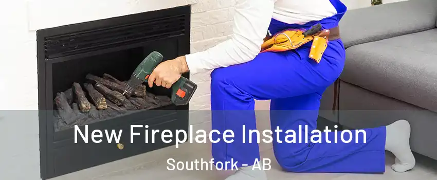  New Fireplace Installation Southfork - AB