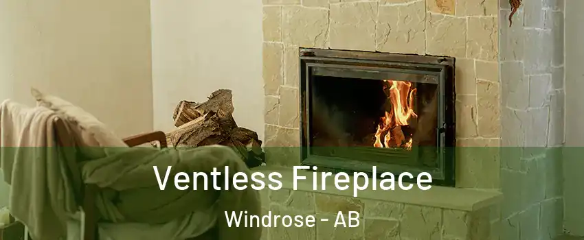  Ventless Fireplace Windrose - AB